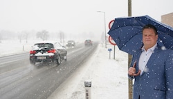 Freude über eine Verkehrslösung für St. Peter ob Judenburg: Bürgermeister Franz Sattler (Bild: Sepp Pail)