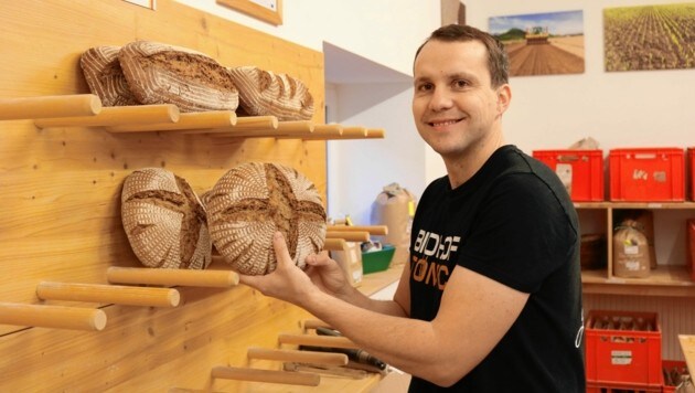 Neun herrliche Brotsorten werden in der Hofbäckerei Tomic hergestellt. (Bild: Fischer Claudia)