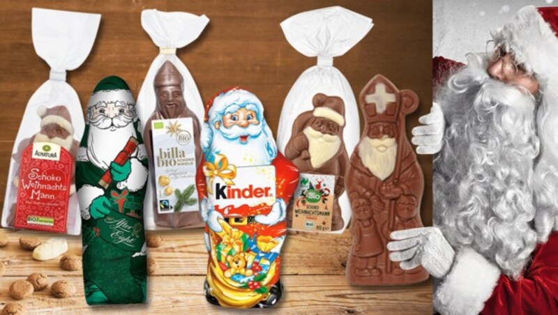 (Bild: Krone KREATIV, stock.adobe.com, After Eight, Alnatura, Billa, Dm, EZA, Ferrero Kinder)