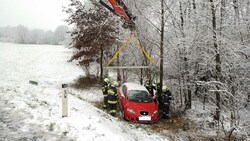 In Groß-St. Florian musste die Feuerwehr zu einer Bergung ausrücken (Bild: BFV Deutschlandsberg )