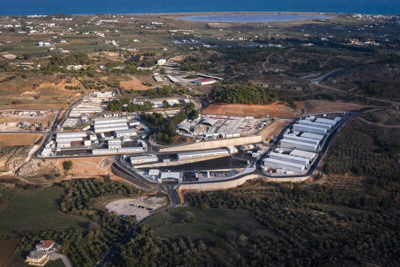 Blick auf die Anlage auf der Insel Kos (Bild: APA/AFP/STR)