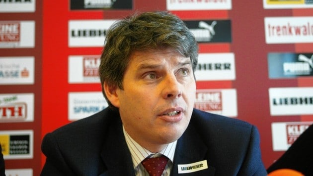 2005 bis 2006 war Harald Sükar Präsident des Grazer Fußballvereins GAK (Bild: Jürgen Radspieler)