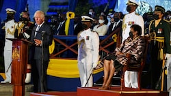 Prinz Charles gratulierte Sandra Mason bei ihrer Amtseinführung. (Bild: 2021 Getty Images)