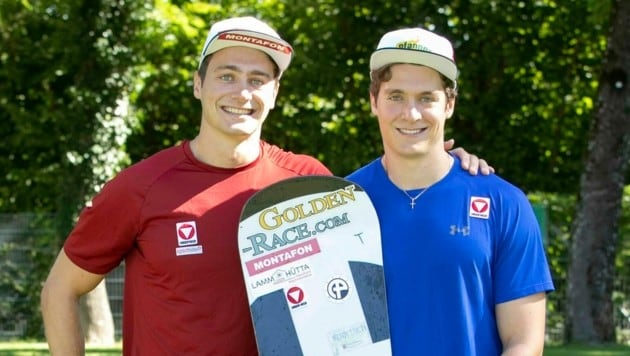 Im Olympiazentrum Vorarlberg haben Alessandro und Luca Hämmerle perfekte Bedinungen, um die Grundlagen für die Erfolge zu schaffen. Ein sportartspezifisches Training auf dem Board ist im Winter - mangels Strecke - aber derzeit in Vorarlberg nicht möglich. (Bild: Maurice Shourot)