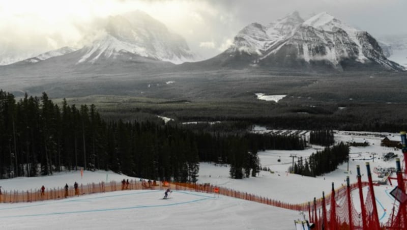 Lake Louise - der Klassiker in den kanadischen Rocky Mountains fehlt in dieser Saison. (Bild: AFP)