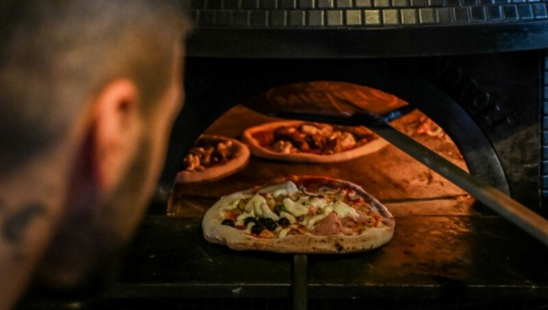 Um vier Euro können Gäste nun eine Pizza für einen Held der Pandemie mitbestellen. (Bild: Markus Wenzel)