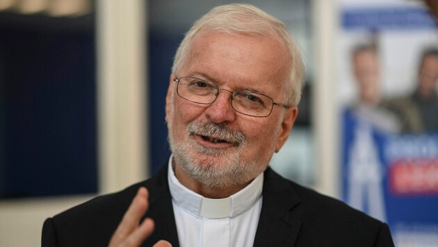 Erst im Mai war Giordano zum Nachfolger des französischen Erzbischofs Alain Lebeaupin als Nuntius bei der EU ernannt worden. (Bild: APA/AFP/Yuri CORTEZ)