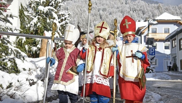 Die Rolle des Nikolaus ist jedes Jahr so begehrt, dass sie ausgelost werden muss. (Bild: Holitzky Roland)