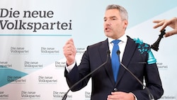 Karl Nehammer ist ÖVP-Chef und neuer Bundeskanzler - von Niederösterreichs Gnaden. (Bild: APA, Krone KREATIV)