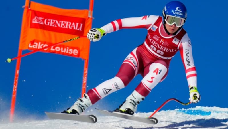 Christine Scheyer könnte in Peking sowohl in der Abfahrt als auch im Super-G zum Zug kommen. Eine endgültige Entscheidung wird aber wohl erst nach den Trainingsläufen in China fallen. (Bild: AP)