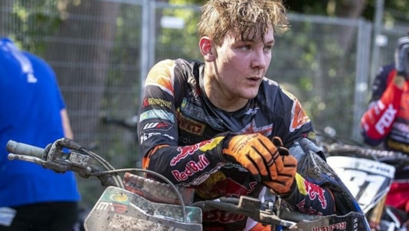 Oberösterreichs KTM-Motorcross-Ass René Hofer (19) wurde von der Mega-Lawine erfasst und getötet (Bild: KTM)