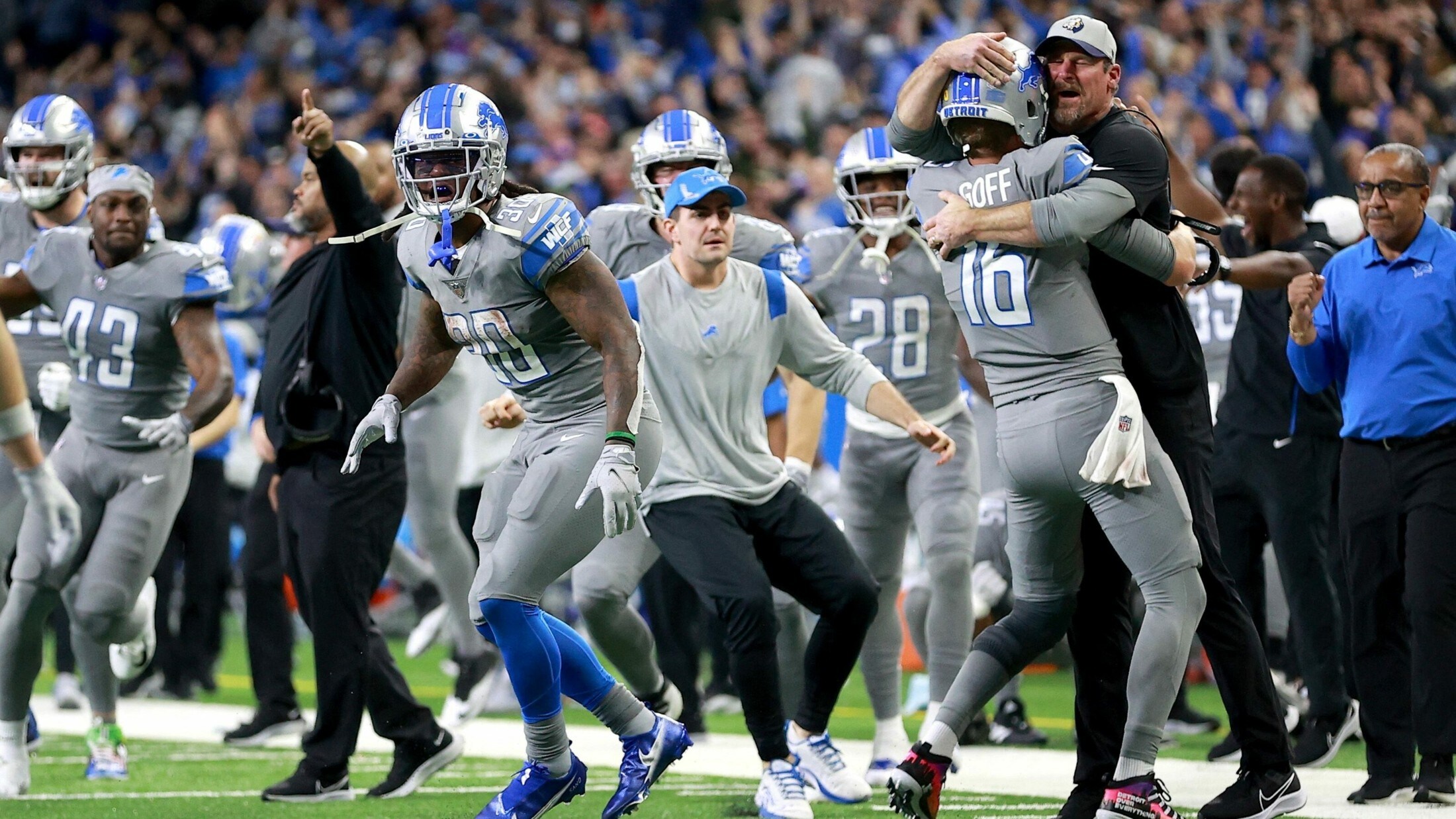 Gegen Minnesota - NFL: Detroit Lions Feiern Ersten Sieg Der Saison ...