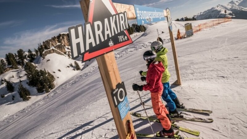 Bergauf statt steil bergab wie auf der Harakiri-Piste soll es in Mayrhofen gehen. (Bild: TVB Mayrhofen/Dominic Ebenbichler)