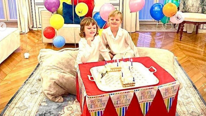 Fürstin Charlene teilt auf Instagram Fotos von der Geburtstagsfeier ihrer Zwillinge. (Bild: HSH Princess Charlene)