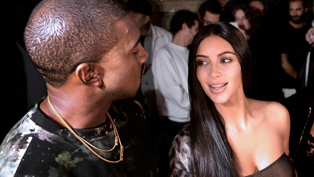 Das war einmal: Kanye West und Kim Kardashian - sie gibt der Ehe keine Chance auf ein Comeback! (Bild: APA/Photo by ALAIN JOCARD/AFP)
