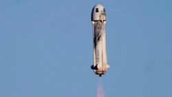 Die New-Shepard-Rakete von Blue Origin (Bild: ASSOCIATED PRESS)
