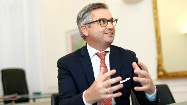 Finanzminister Brunner sieht die Koalition auf einem guten Weg. (Bild: Tomschi Peter)