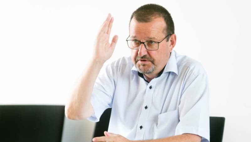 Burkhard Dünser, Geschäftsführer des Messepark, hofft auf ein Anziehen des Weihnachtsgeschäfts. (Bild: Mathis Fotografie)