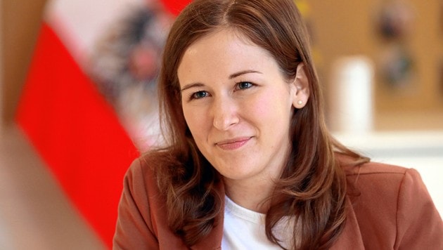 Jugend-Staatssekretärin Claudia Plakolm (ÖVP) (Bild: Zwefo)