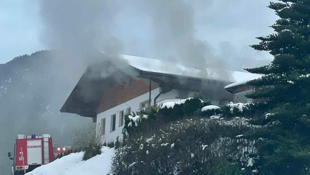 Es gab eine dichte Rauchtentwicklung (Bild: ZOOM.TIROL)