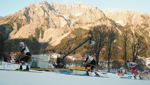 Die malerische Kulisse unter dem Dachstein ist einzigartig (Bild: Sepp Pail)