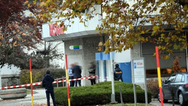 Am 18. November wurde die Bankfiliale in Villach überfallen. (Bild: Hermann Sobe)