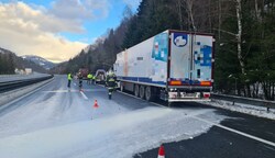 Erst am Montag ist es auf der A10 im Liesertal zu einem Lkw-Unfall gekommen. Regelmäßig sind dort Laster involviert. (Bild: Feuerwehr Gmünd)
