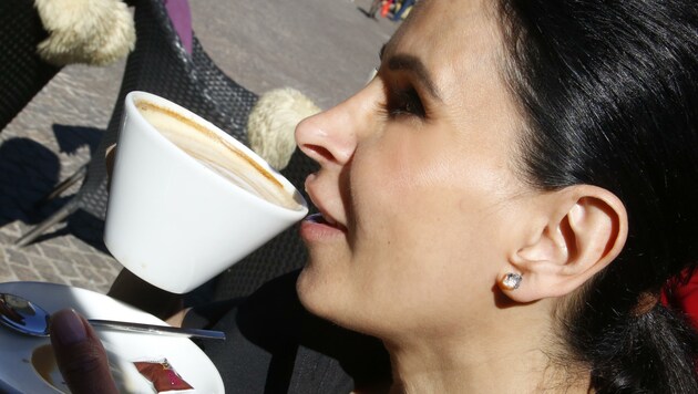 Kaffee in Tarvis ist möglich, jedenfalls für Villacher. (Bild: Uta Rojsek-Wiedergut)