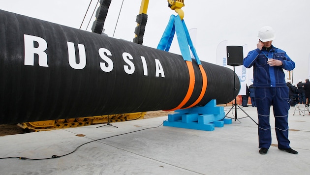 Die Pipeline sollte russisches Gas durch die Ostsee nach Deutschland liefern. (Bild: AP Photo/Dmitry Lovetsky, File)