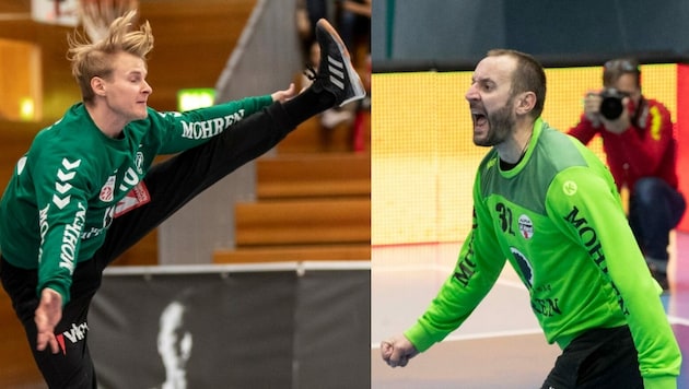 Ralf Patrick Häusle (li.) und Golub Doknic rittern nicht nur um die Ländle-Krone. Es geht außerdem um die Nummer eins im Nationalteam. (Bild: Maurice Shourot)