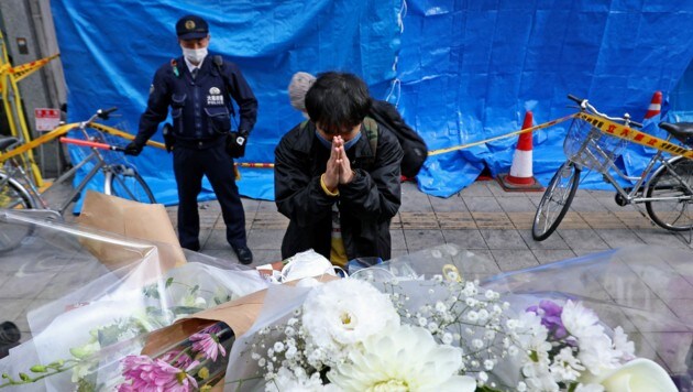 Bei dem Brand starben 24 Menschen. (Bild: APA/AFP/JIJI PRESS/STR)