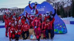 Das ÖSV-Team feierte Siegerin Schöpf gebührend. (Bild: Emily Schöpf/Instagram)