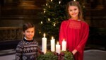 Prinzessin Estelle und Prinz Oscar wünschen frohe Weihnachten. (Bild: Foto: Sara Friberg, Kungl. Hovstaterna / Sara Friberg, The Royal Court of Sweden)