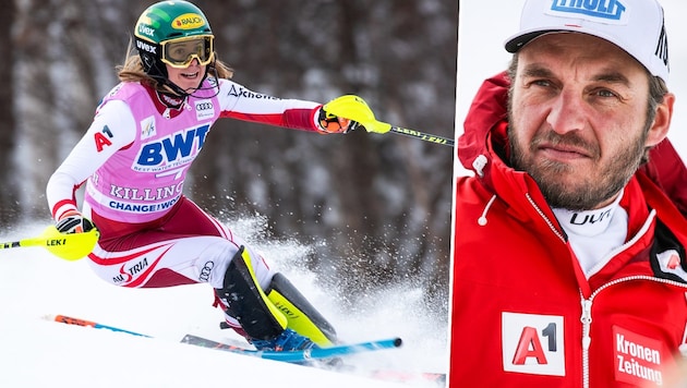 Katharina Liensberger und Christian Mitter (Bild: GEPA )