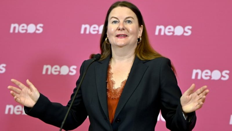 NEOS-Budgetsprecherin Karin Doppelbauer (Bild: APA/HERBERT NEUBAUER)