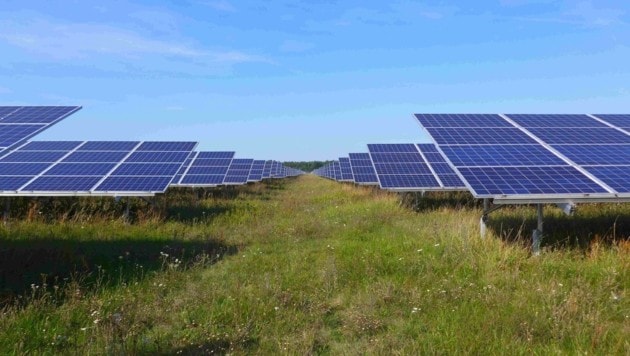 Fotovoltaikanlagen auf der „grünen Wiese“ sorgen in mehreren Gemeinden für Debatten. In Wimpassing ist jetzt die Bevölkerung am Wort. (Bild: Natalie Arnold)