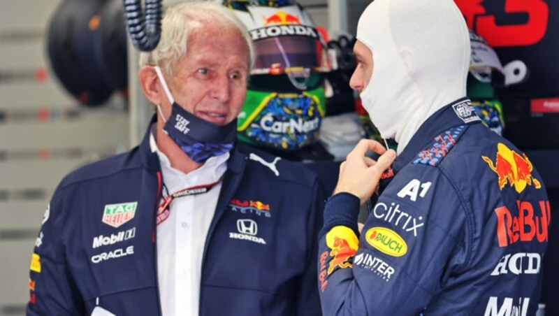 Helmut Marko und Max Verstappen (Bild: GEPA pictures)