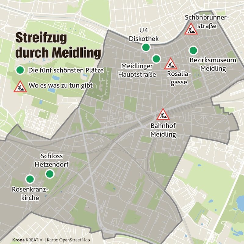 (Bild: Krone KREATIV, OpenStreetMap)