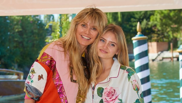 Heidi Klum und Tochter Leni Klum im Sommer in Venedig (Bild: Starpix / picturedesk.com)