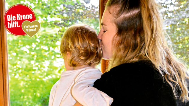Wie Steffi einst geht es heute vielen Müttern: Sie wissen oft nicht, wohin. Im Caritas-Haus Mutter & Kind (Vorarlberg) bekommen sie jene Hilfe, die sie brauchen. (Bild: Caritas, Krone KREATIV)