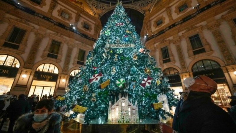 Das Einkaufszentrum Galleria Vittorio Emanuele II in Mailand (Bild: AP)