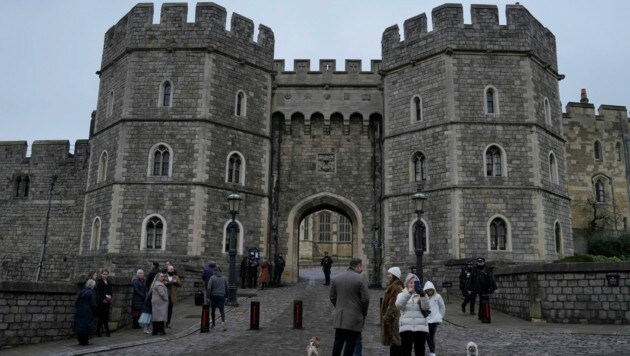 An Weihnachten drang der Verdächtige in die Gärten von Schloss Windsor ein (Bild: AP)