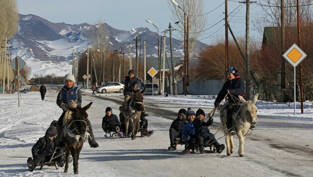 In Kasachstan ist Wintersport mindestens so beliebt wie in China. (Bild: REUTERS)