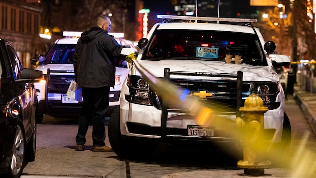 Die Schießerei am Broadway war die erste in einer Reihe von Schießereien, die nach Angaben der Polizei heute Abend im Großraum Denver mehrere Menschenleben gefordert haben. (Bild: AFP/Getty Images/Michael Ciaglo)