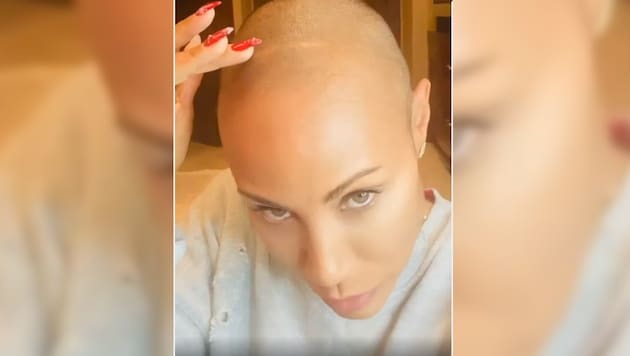 Jada Pinkett Smith zeigt sich auf Instagram mit Glatze - und verrät: „Ich und diese Alopecia werden Freunde.“ (Bild: instagram.com/jadapinkettsmith)