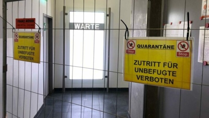 Quarantänebereich der Wien Energie am Standort Spittelau (Bild: Wien Energie)