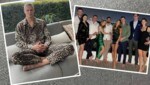 Erling Haaland im Leoparden-Outfit (li.), Robert Lewandowski zum Jahreswechsel mit Frau Anna und Freunden. (Bild: Instagram.com/erling.haaland, Instagram.com/_rl9)