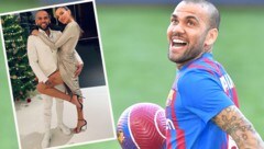 Dani Alves mit Frau Joana Sanz (Bild: AFP, Instagram.com/danialves)