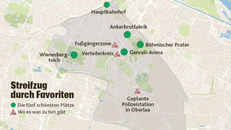 (Bild: Krone KREATIV, openstreetmap)