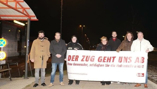 Auch SP-Vizebürgermeister Harald Ludwig und FP-Stadtrat Klaus Otzelberger kämpfen für Halt (Bild: Ludwig)